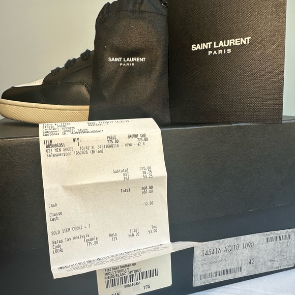 Saint Laurent Court Classics SL/10H Sneakers - Picture 4 of 4